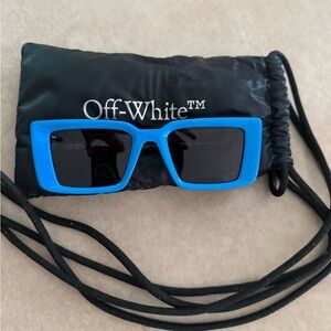 Off-White Vibrant Blue Sunglasses